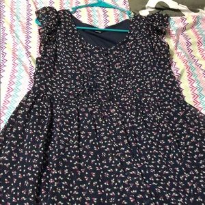 Floral knee length dress with flowers